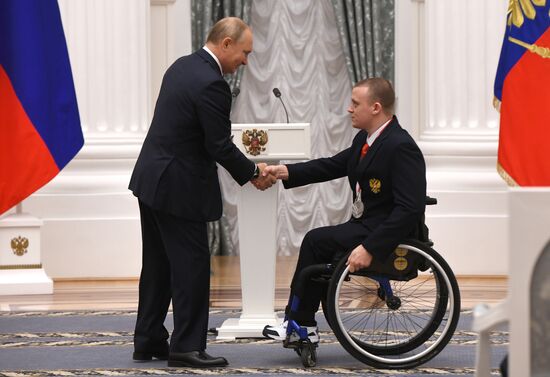 Russia Putin Russia Paralympics 2020 Medalists