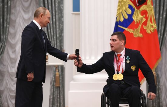 Russia Putin Russia Paralympics 2020 Medalists