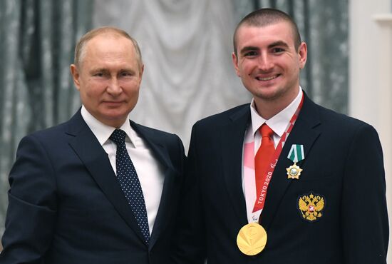Russia Putin Russia Paralympics 2020 Medalists