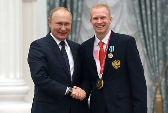 Russia Putin Russia Paralympics 2020 Medalists