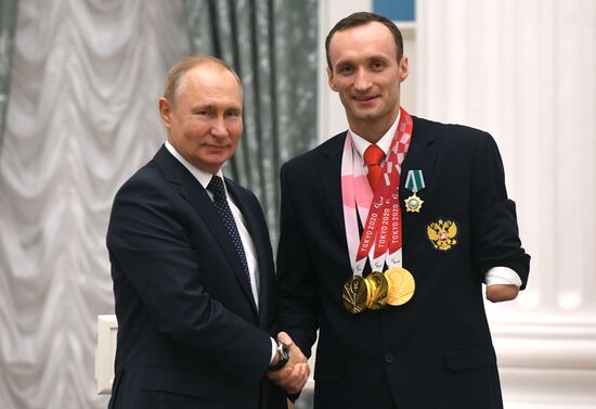 Russia Putin Russia Paralympics 2020 Medalists