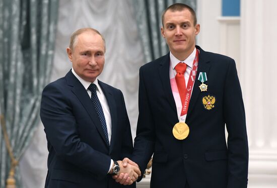 Russia Putin Russia Paralympics 2020 Medalists