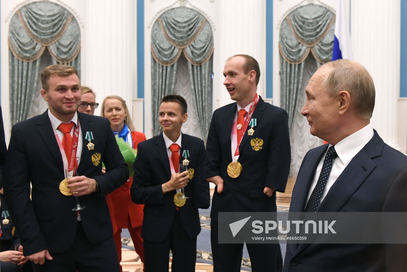 Russia Putin Russia Paralympics 2020 Medalists