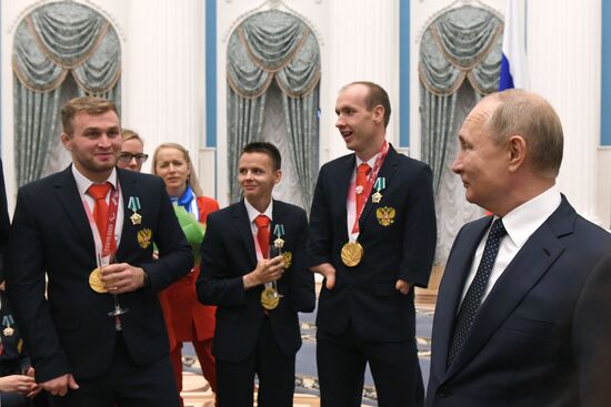 Russia Putin Russia Paralympics 2020 Medalists