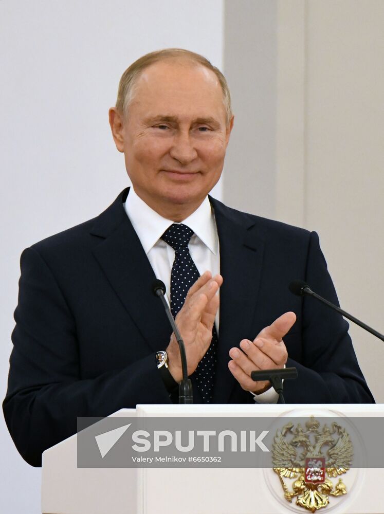 Russia Putin Russia Paralympics 2020 Medalists