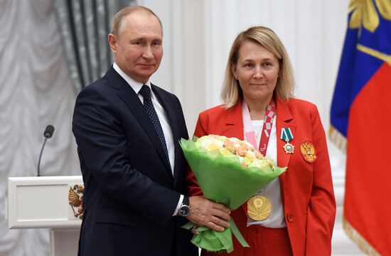 Russia Putin Russia Paralympics 2020 Medalists