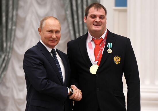 Russia Putin Russia Paralympics 2020 Medalists