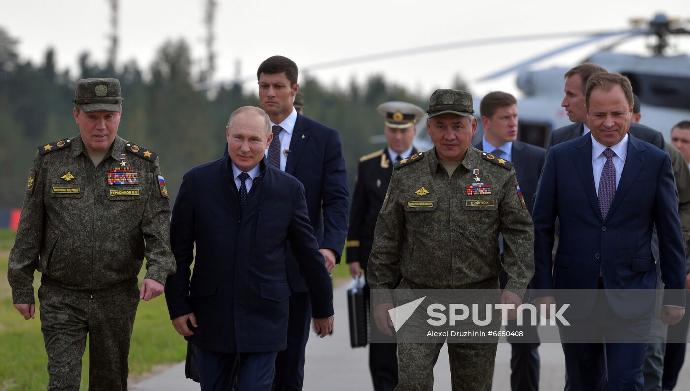 Russia Putin Military Drills