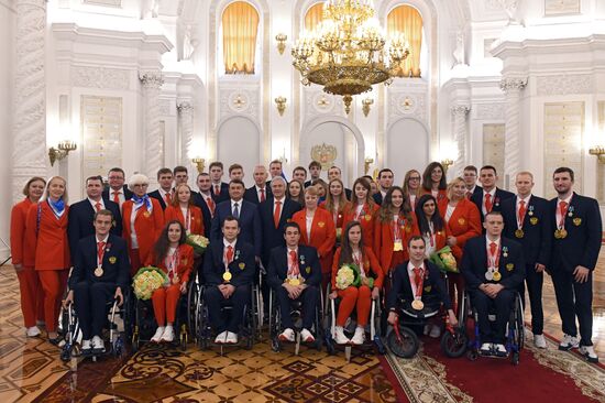 Russia Putin Russia Paralympics 2020 Medalists