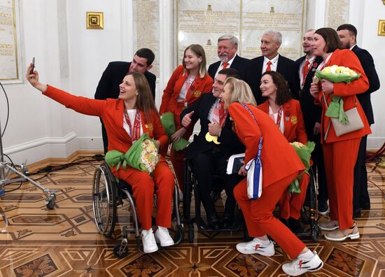 Russia Putin Russia Paralympics 2020 Medalists