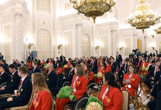 Russia Putin Russia Paralympics 2020 Medalists