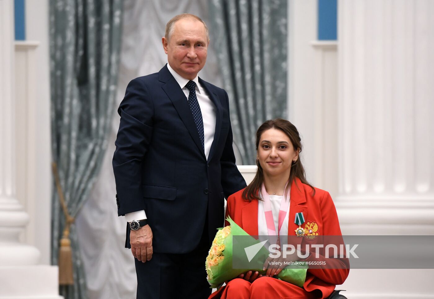 Russia Putin Russia Paralympics 2020 Medalists