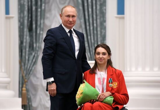 Russia Putin Russia Paralympics 2020 Medalists