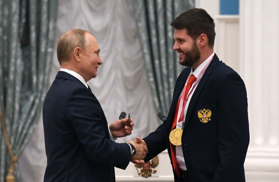 Russia Putin Russia Paralympics 2020 Medalists