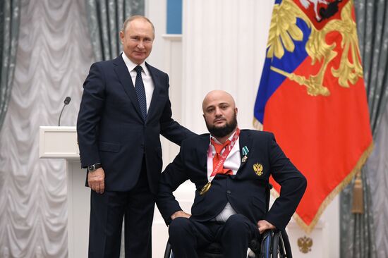 Russia Putin Russia Paralympics 2020 Medalists