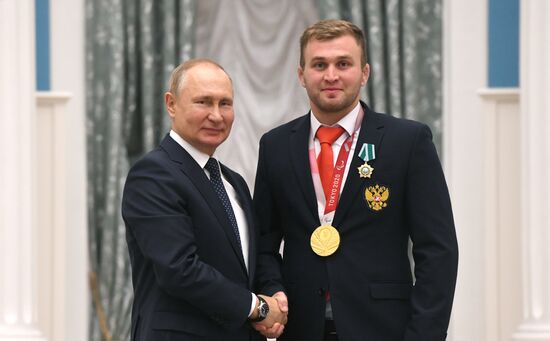 Russia Putin Russia Paralympics 2020 Medalists