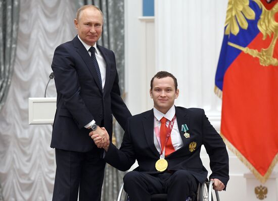 Russia Putin Russia Paralympics 2020 Medalists