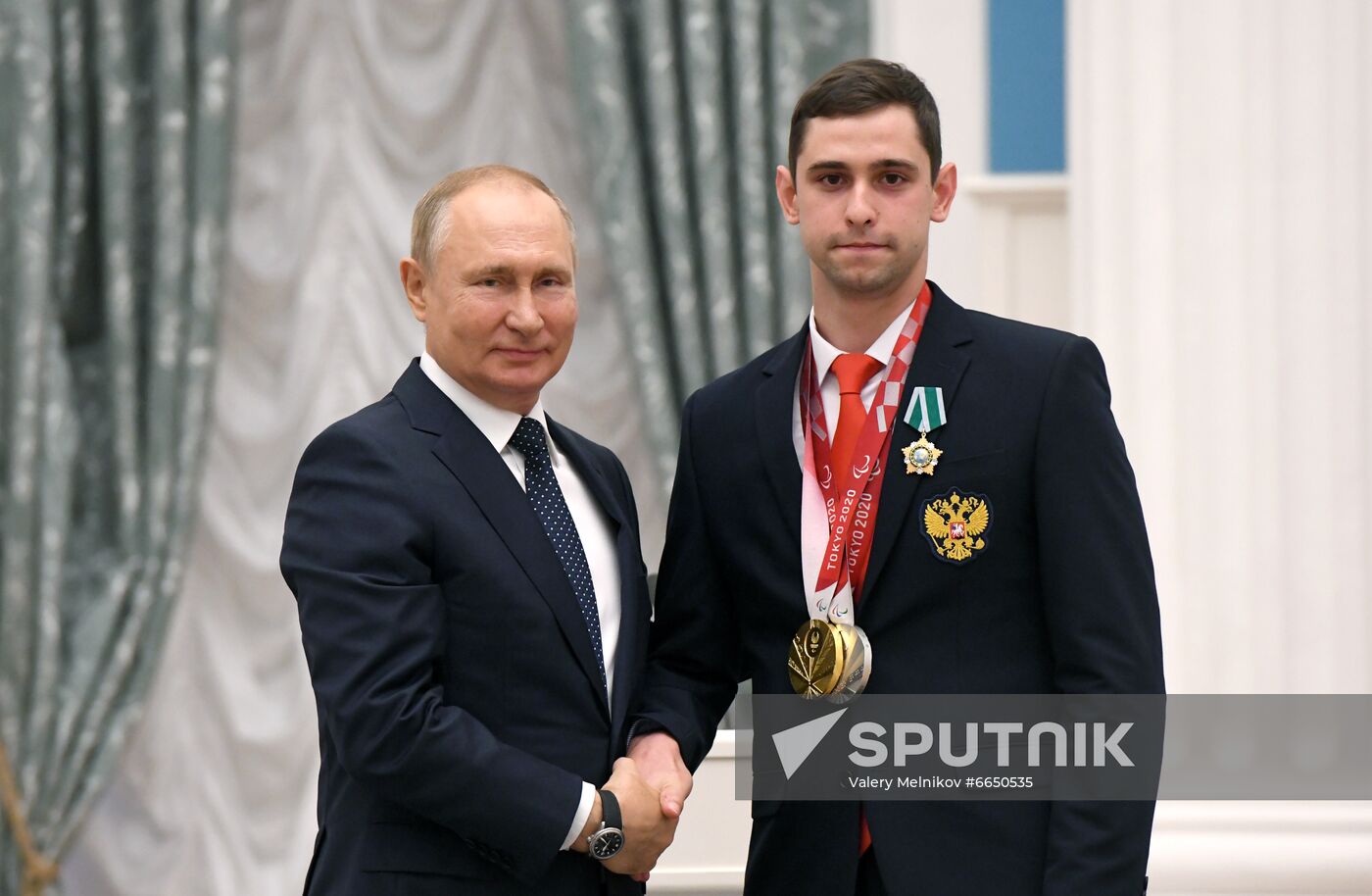 Russia Putin Russia Paralympics 2020 Medalists