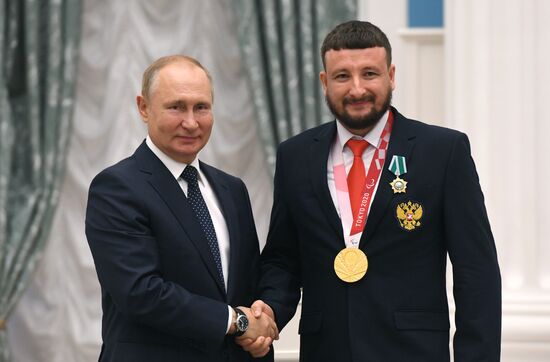 Russia Putin Russia Paralympics 2020 Medalists