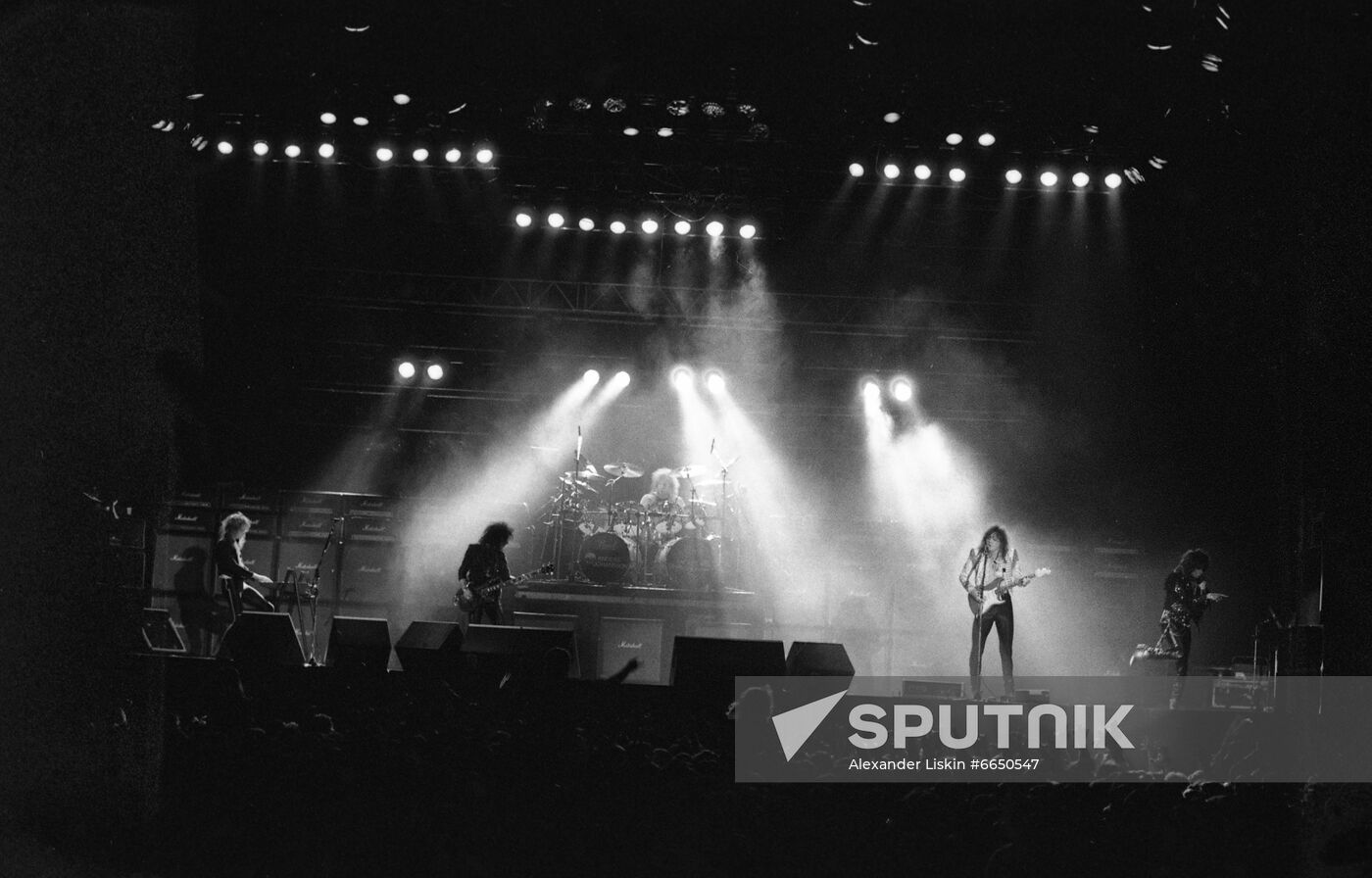 Swedish guitarist Yngwie Malmsteen in Moscow
