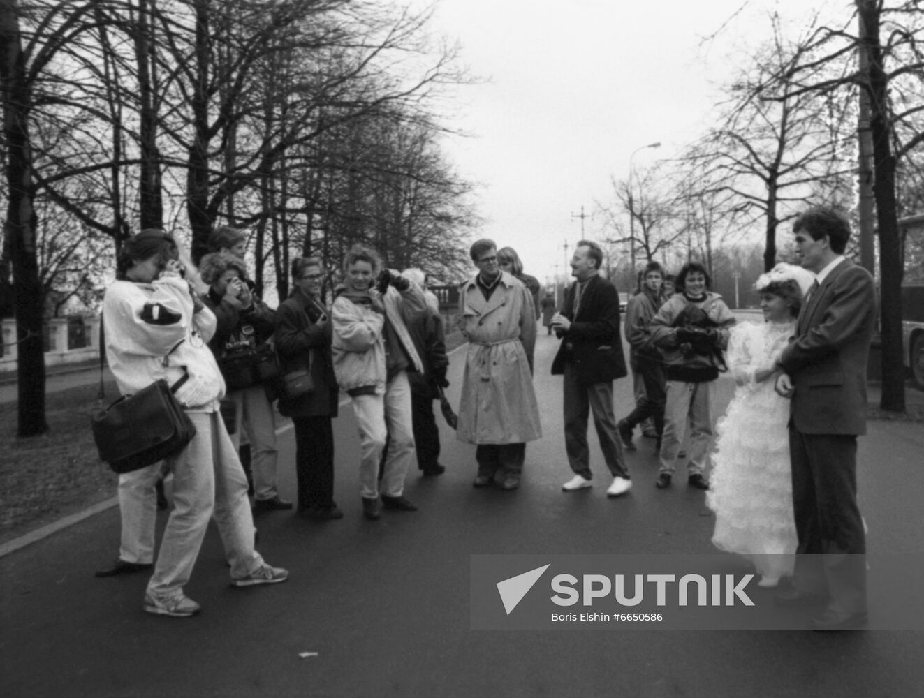 Delegation of Icelandic students in Moscow