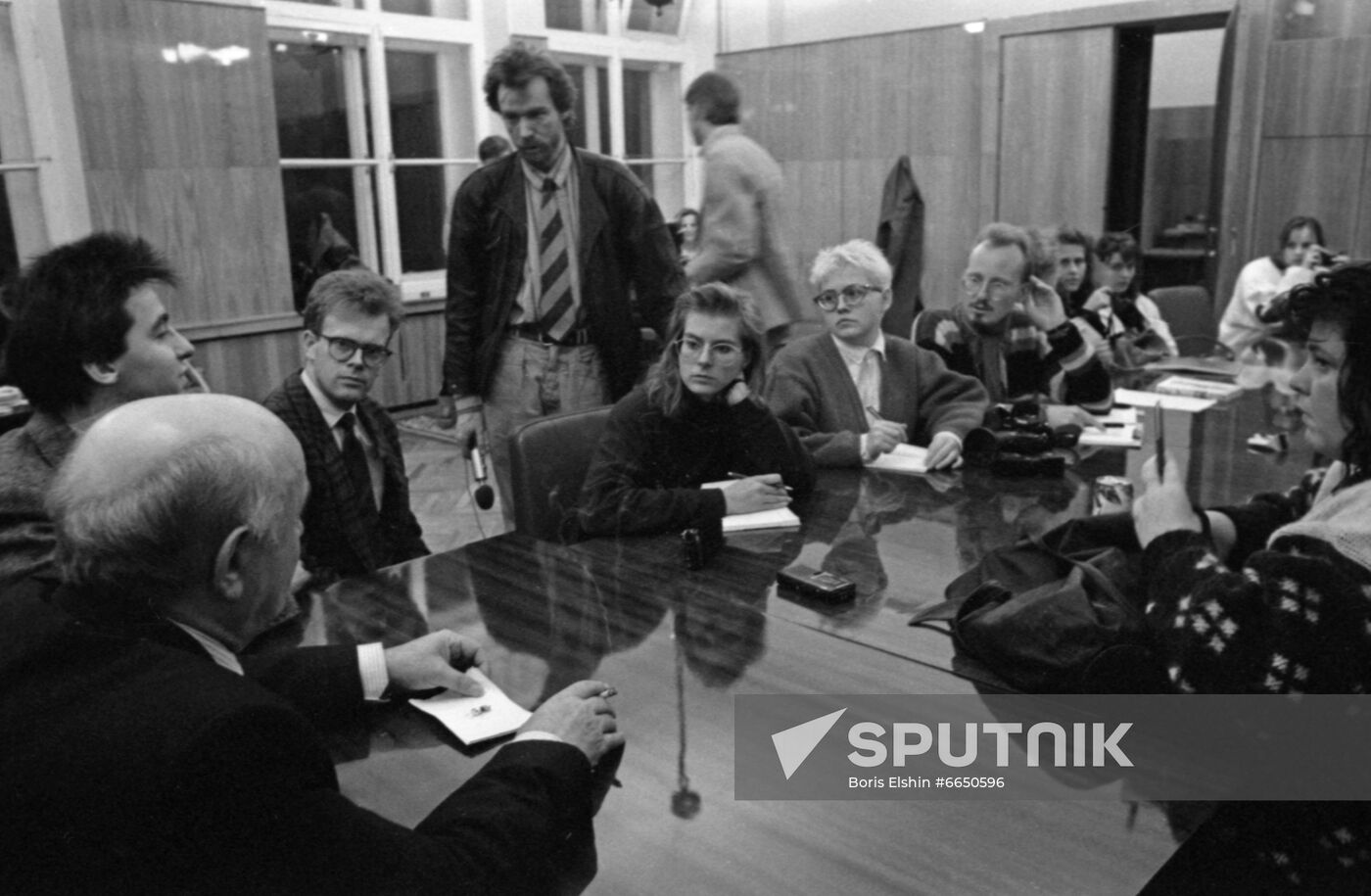 Delegation of Icelandic students in Moscow