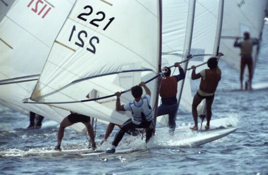 Windsurfing competition