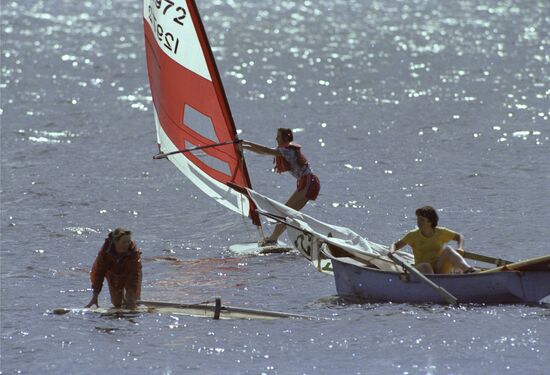 Windsurfing competition
