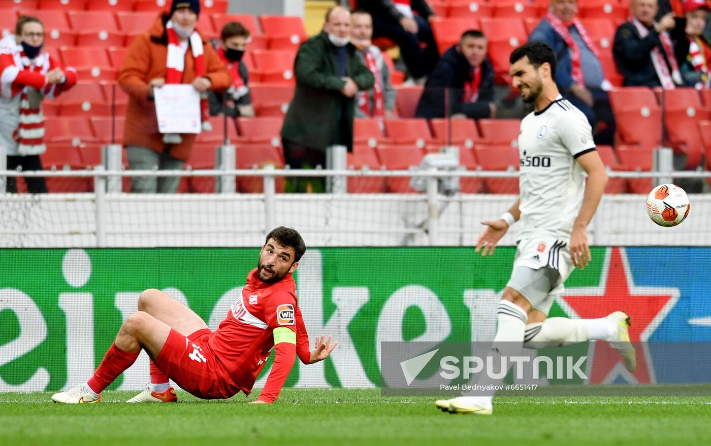 Russia Soccer Europa League Spartak - Legia