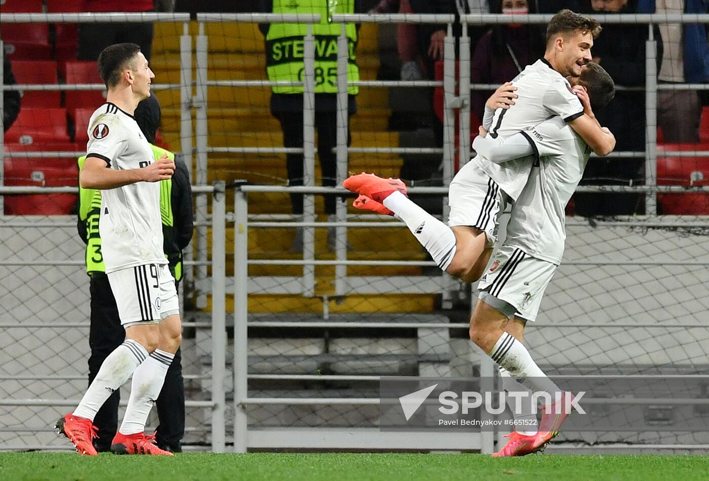 Russia Soccer Europa League Spartak - Legia