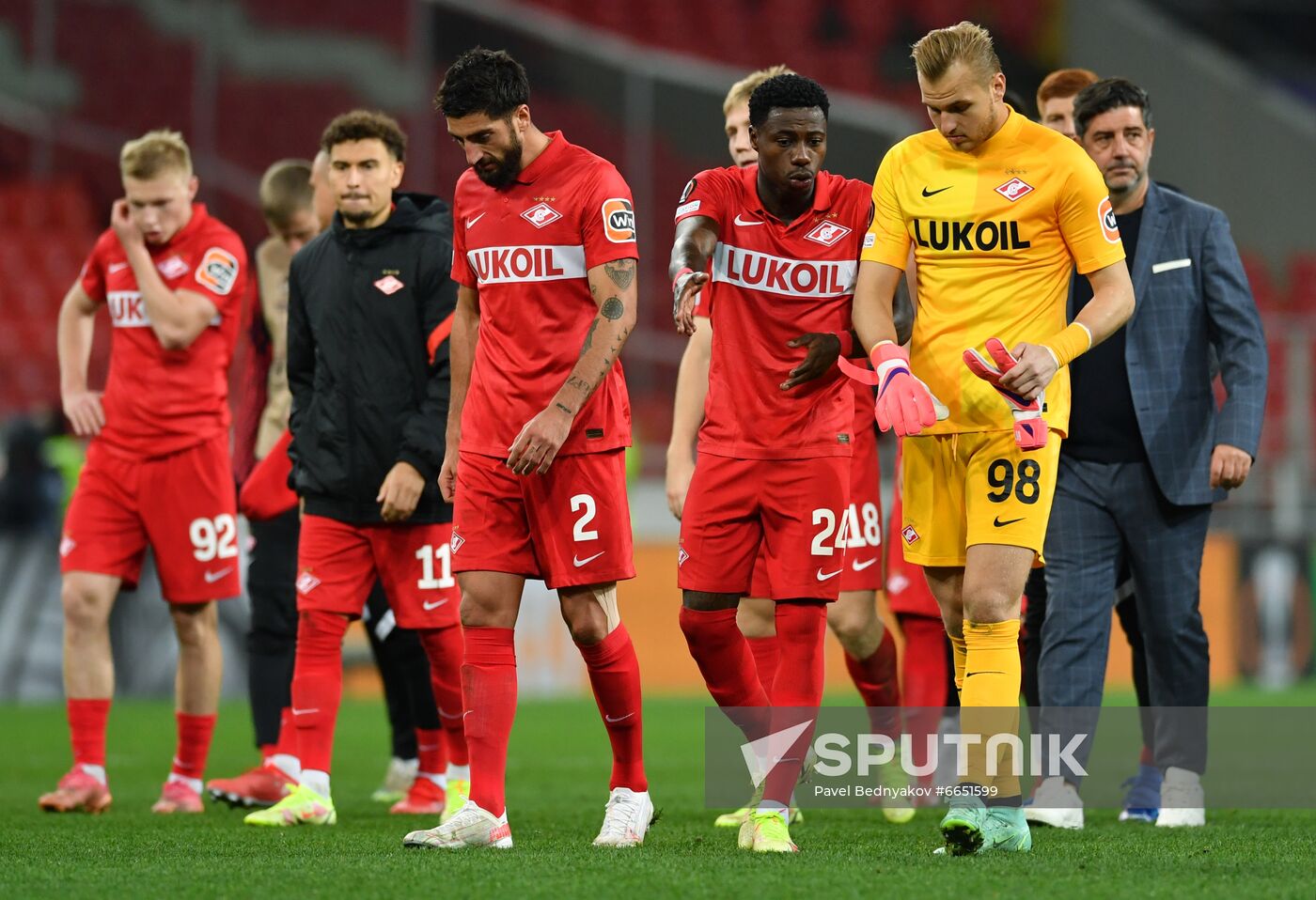 Russia Soccer Europa League Spartak - Legia