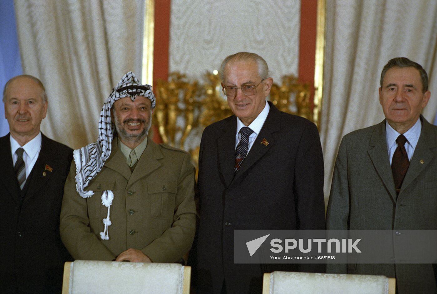 Yasser Arafat's visit to USSR