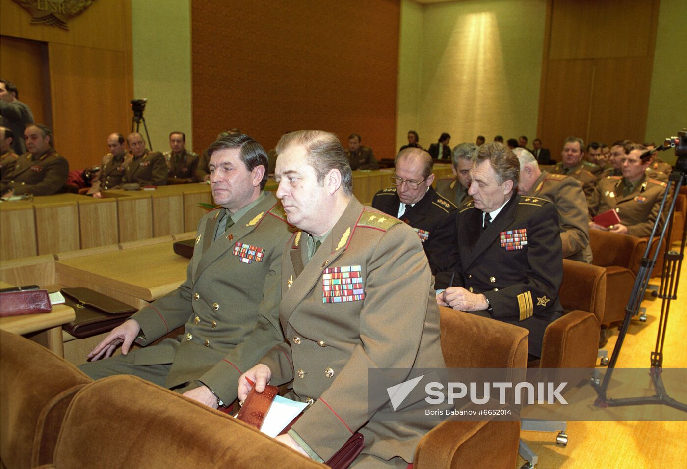 General Secretary of Communist Party of USSR Mikhail Gorbachev visits Lithuanian SSR