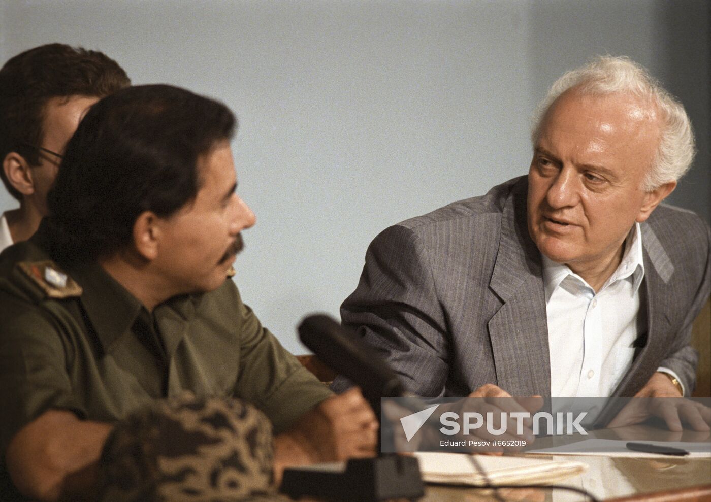 Eduard Shevardnadze's visit to Nicaragua