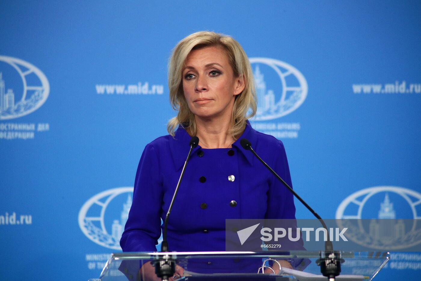 Russia Zakharova Briefing