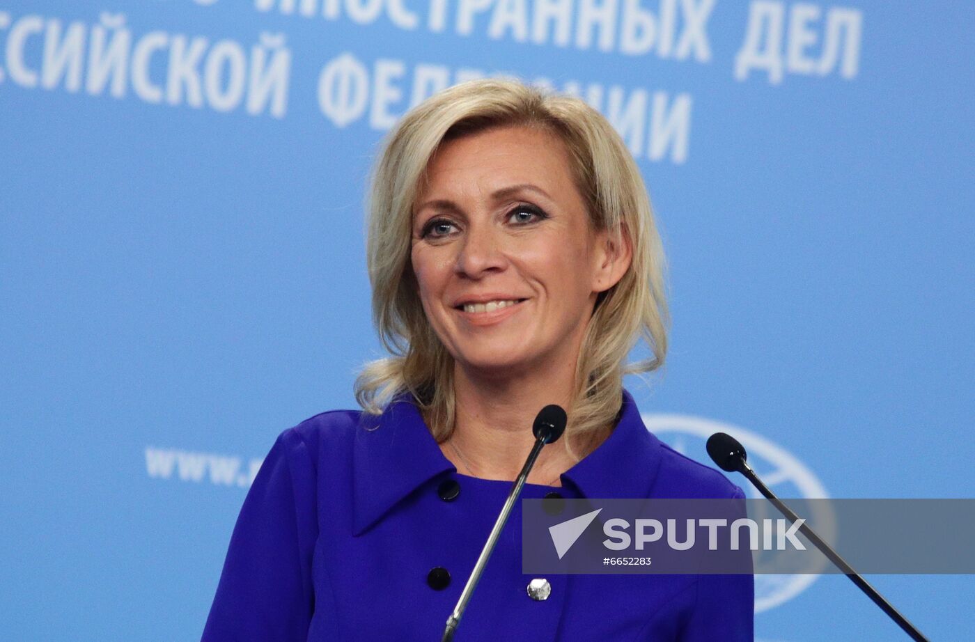 Russia Zakharova Briefing