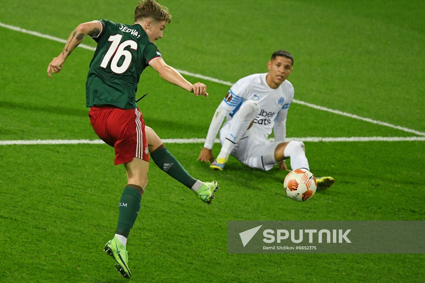 Russia Soccer Europa League Lokomotiv - Marseille