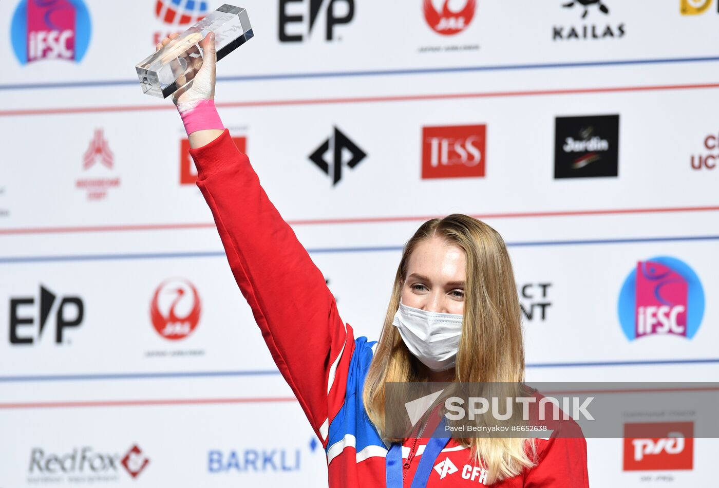 Russia Climbing World Championships Speed
