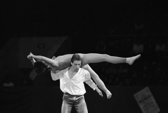 Acrobatic rock-n-roll competitions in Moscow