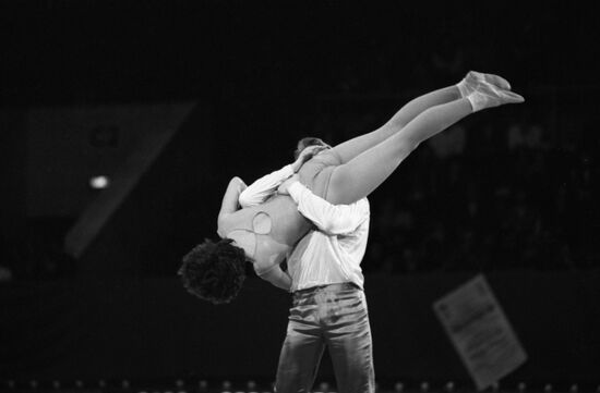 Acrobatic rock-n-roll competitions in Moscow