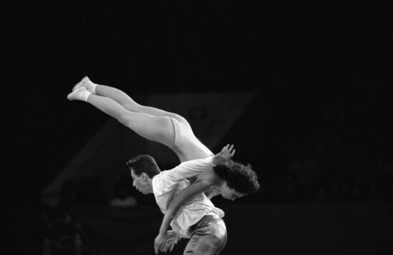 Acrobatic rock-n-roll competitions in Moscow