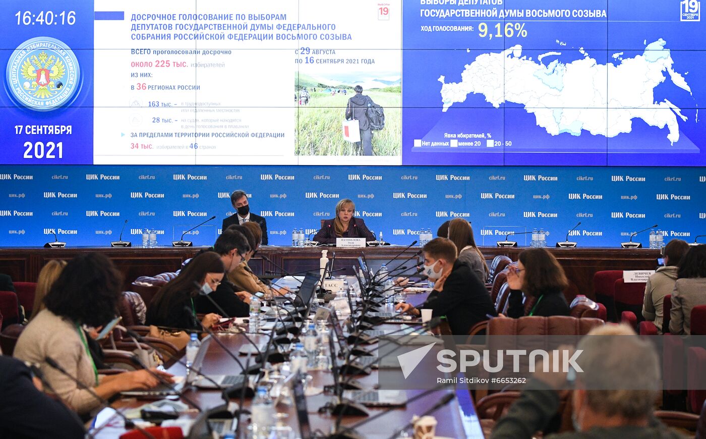 Russia Parliamentary Elections CEC