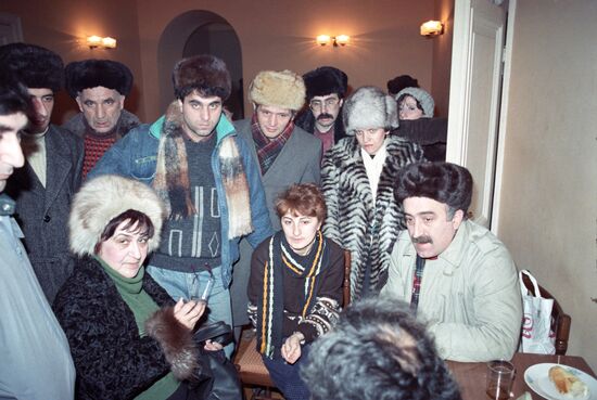Armenian pogrom in Baku in 1990