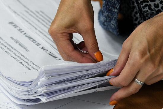 Russia Parliamentary Elections Vote Counting