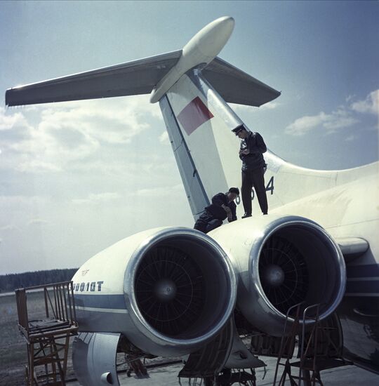 Ilyushin IL-62 passenger aircraft