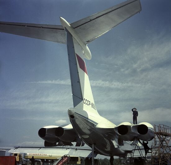 Ilyushin IL-62 passenger aircraft