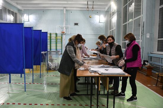 Russia Parliamentary Elections Vote Counting