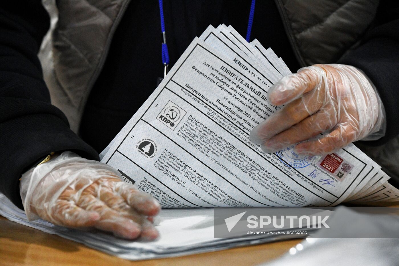 Russia Parliamentary Elections Vote Counting