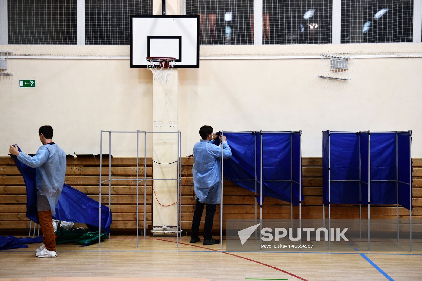 Russia Parliamentary Elections Vote Counting