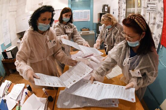 Russia Parliamentary Elections Vote Counting